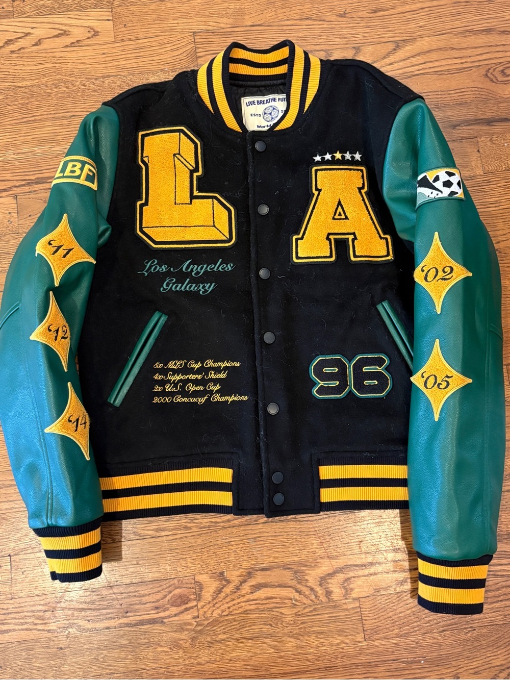 LA GALAXY bomber jacket men’s M